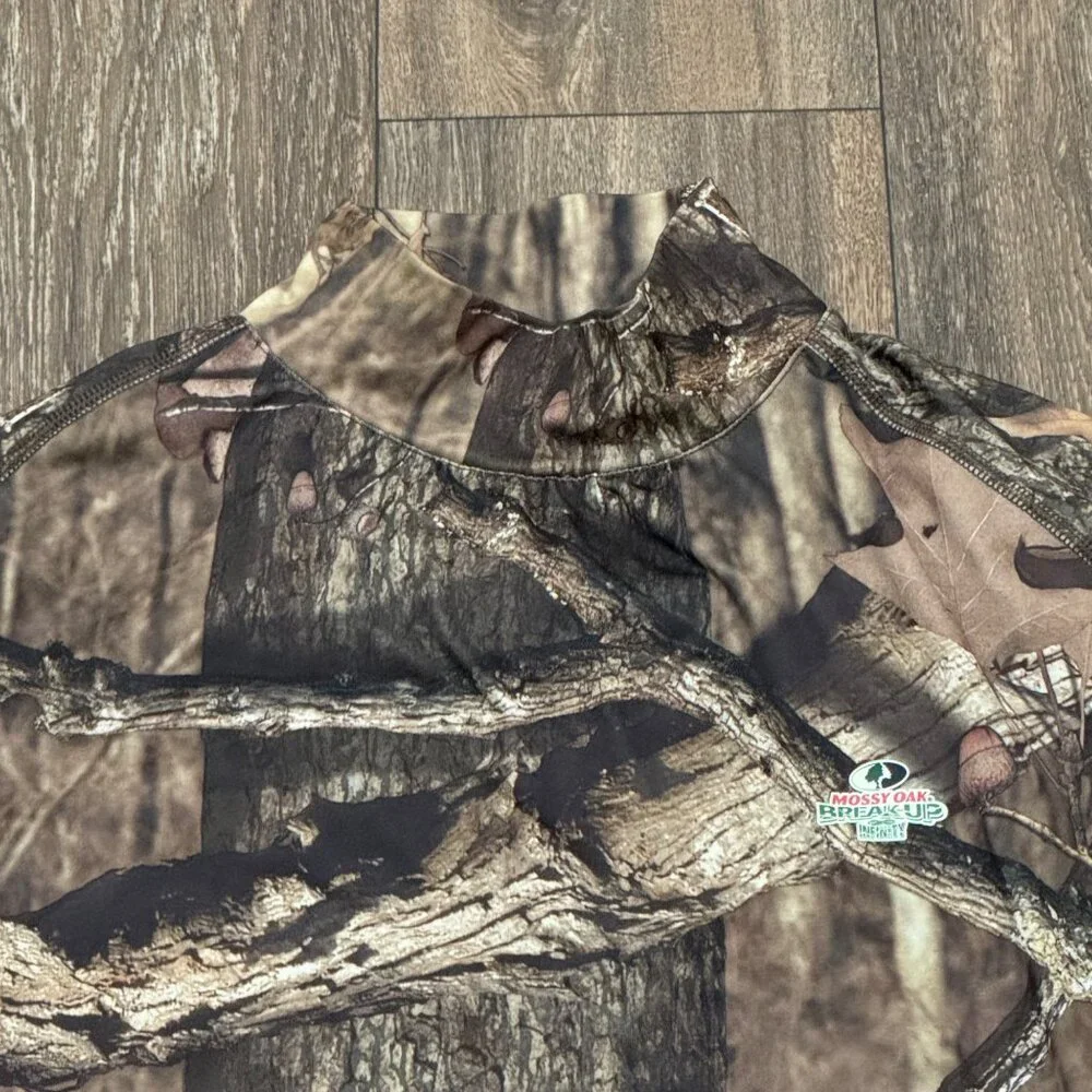 Starter Camo Hunting Shirt Men's 3XL Mossy Oak Break Up Infinity Mock Neck